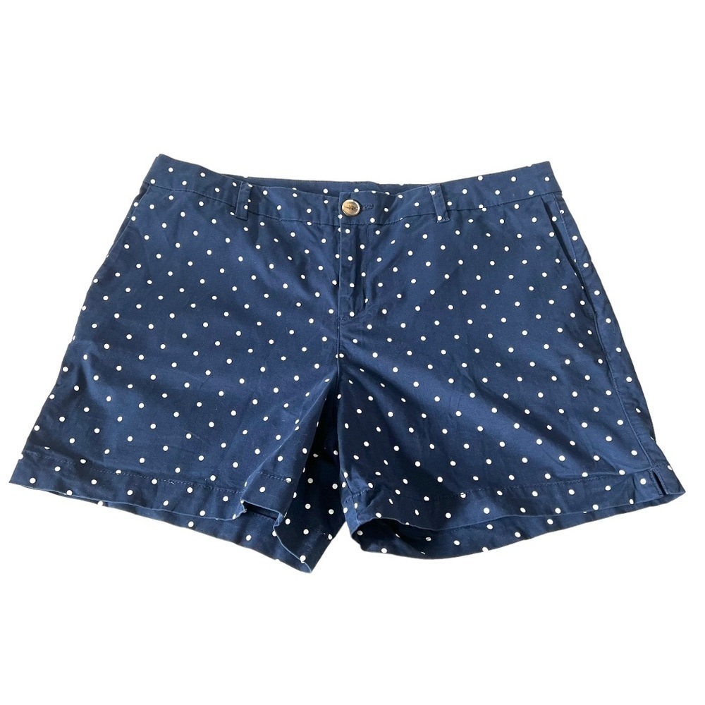Style & Co Navy Blue Polka Dot 5” Casual Shorts Women’s 16 - Picture 3 of 7